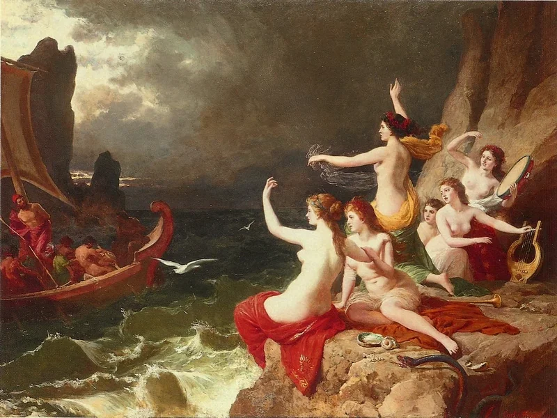 1815-Karl von Blaas - Ulisse e le Sirene